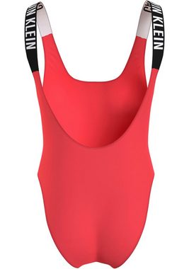 Calvin Klein Swimwear Badeanzug SCOOP BACK ONE PIECE mit großem Logo