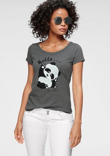 KangaROOS T-Shirt mit niedlichem Pandaprint vorne und hinten
