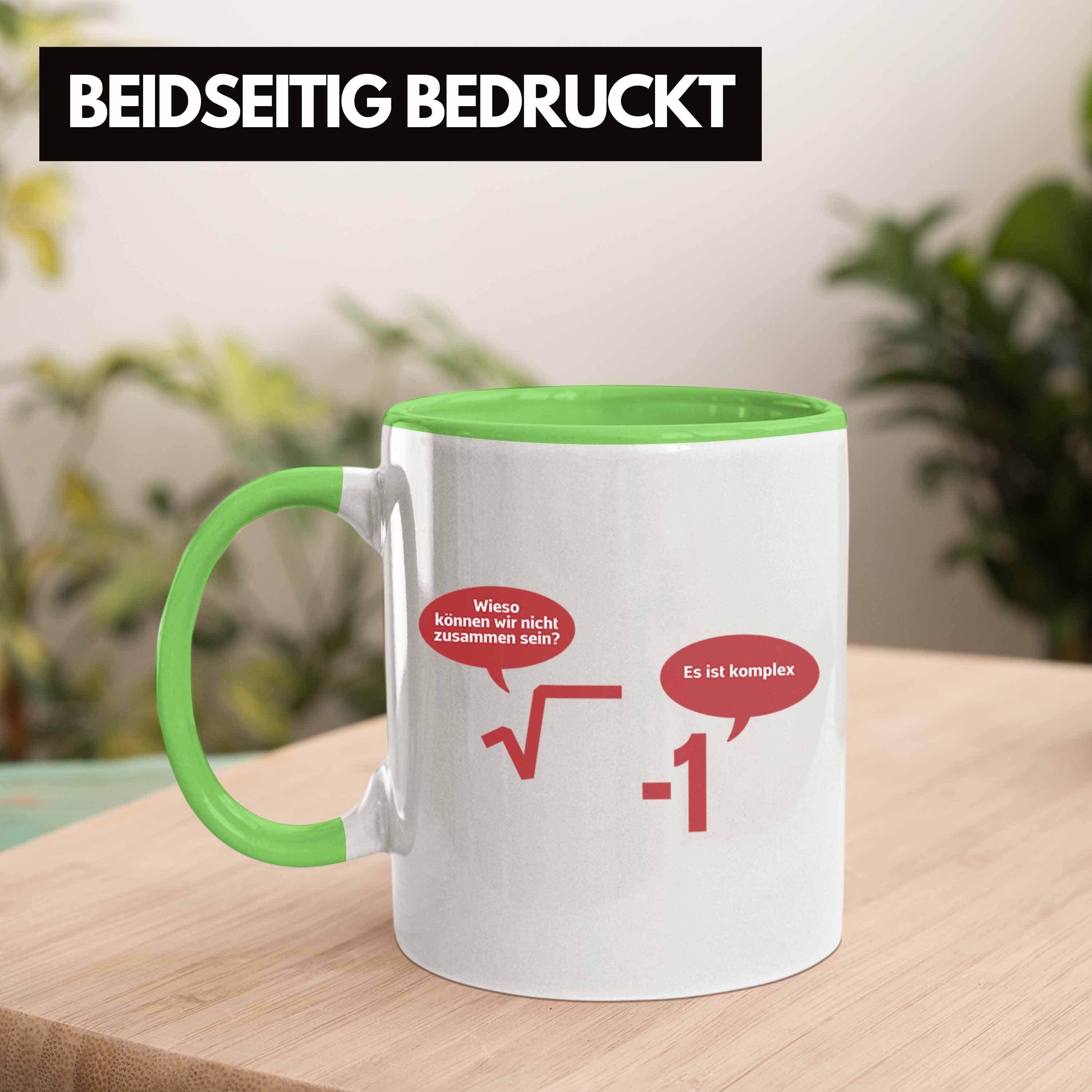 Tasse - Trendation Physik Mathestudent Tasse Geschenk Physiker mit Kaffeetasse Grün Sprüche Spruch Mathematiker Lustig Trendation Mathelehrer Tassen