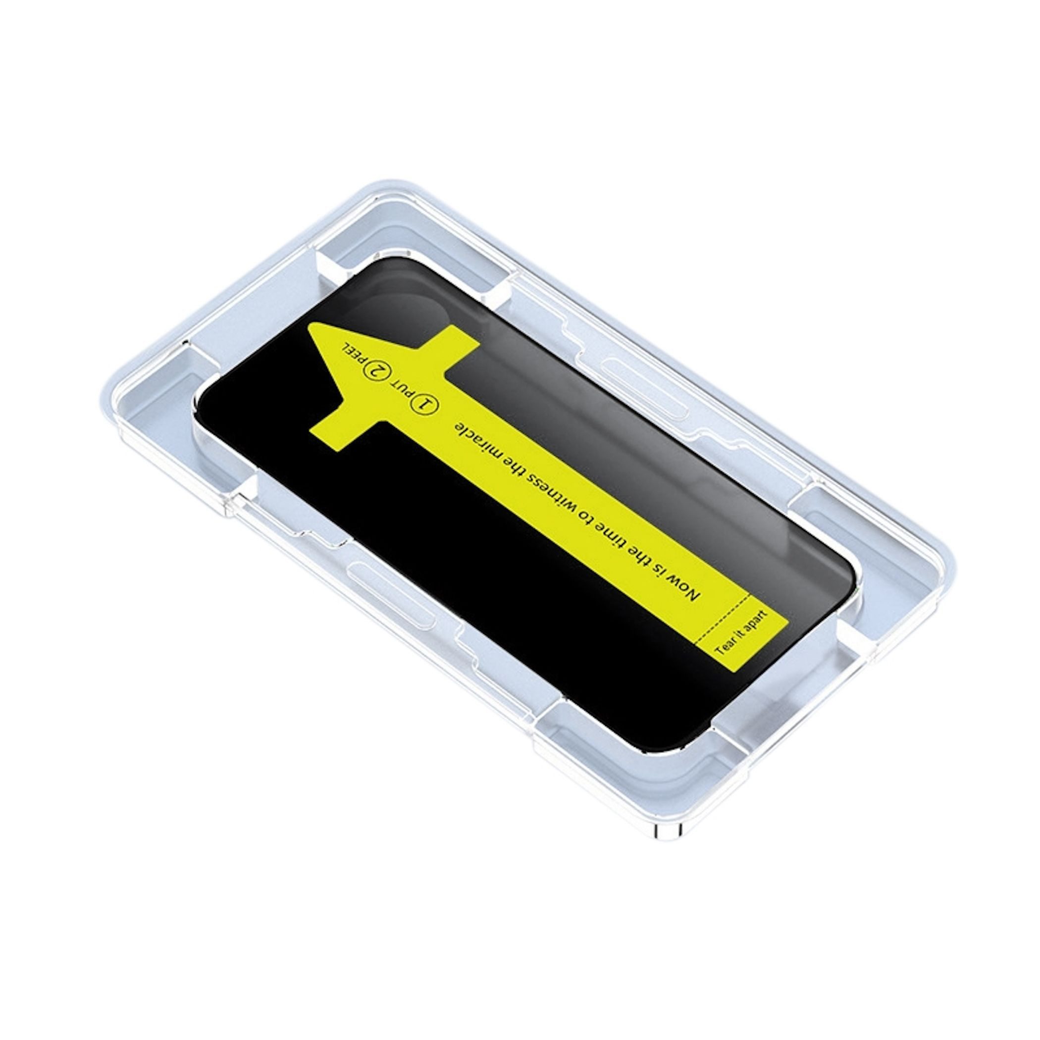 Wigento Handyhülle Für Apple iPhone 17 Pro Fast Attach Privacy 9H HD Schutzglas Schwarz, Anti-Spy, 9H gehärtet – Bild 2 von 5