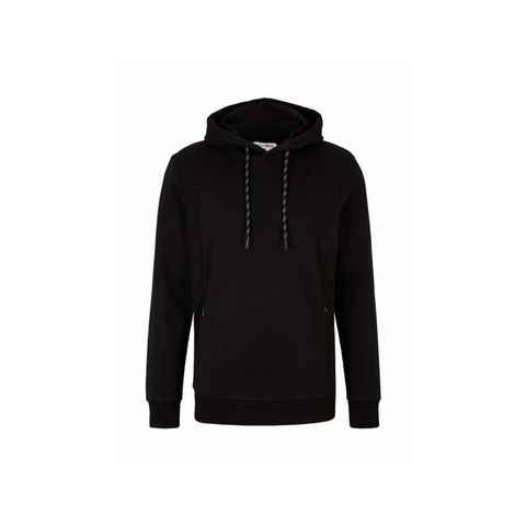 TOM TAILOR Sweatshirt schwarz regular fit (1-tlg)