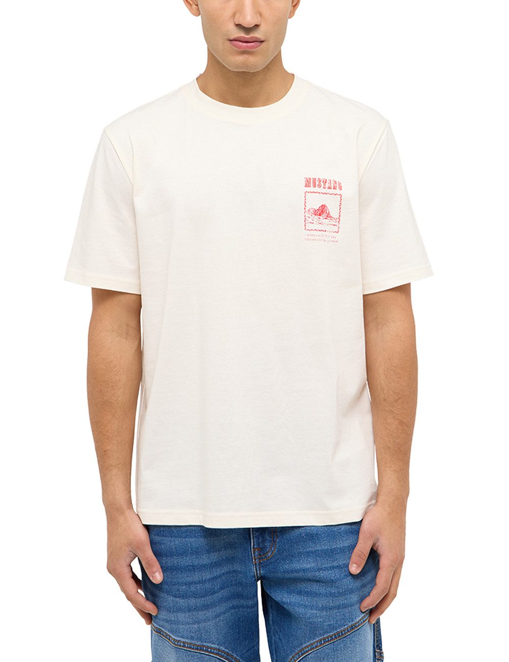 MUSTANG Kurzarmshirt Herren Style Austin
