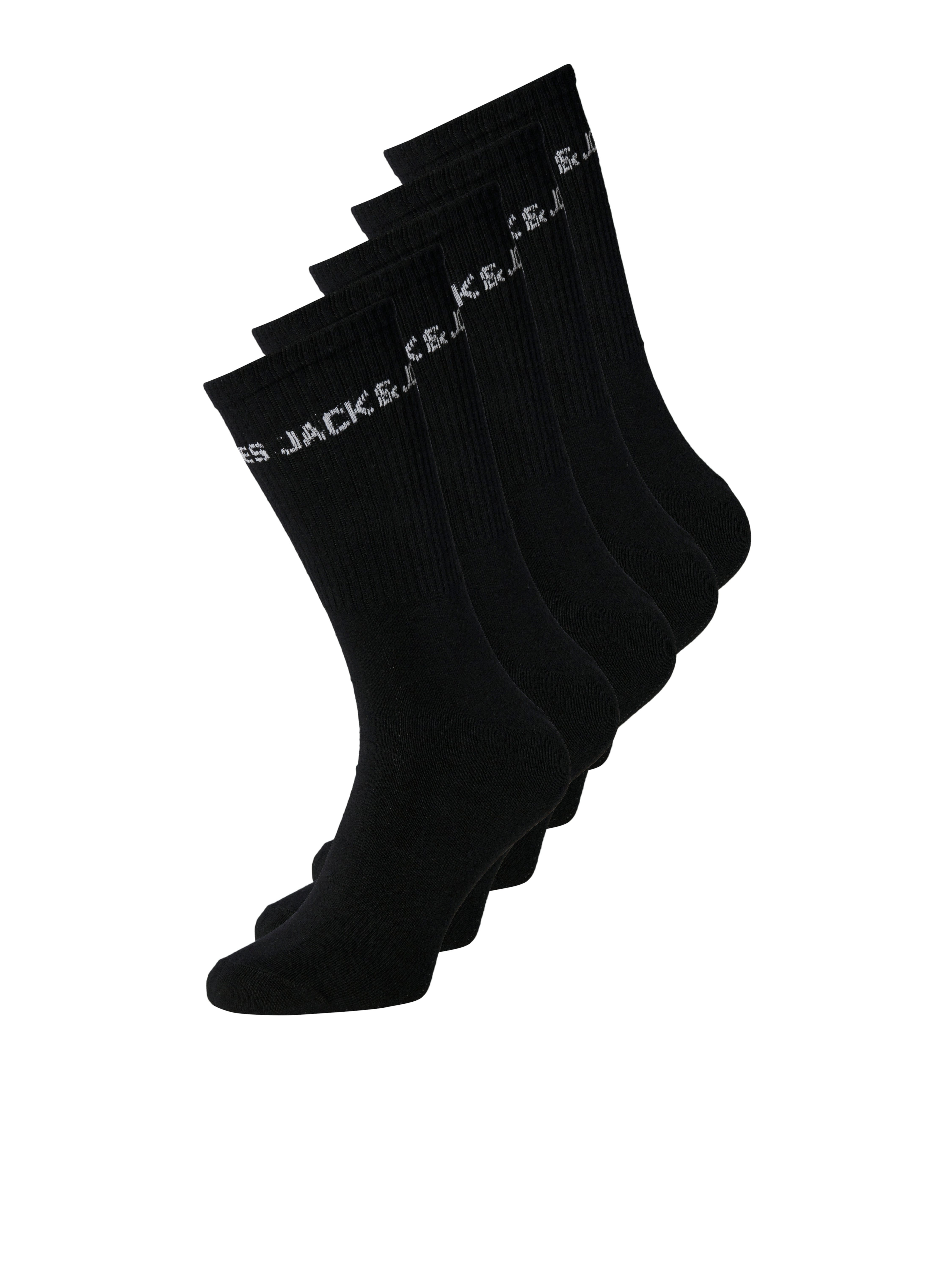 Jack & Jones PlusSize Tennissocken JACBASIC LOGO TENNIS SOCK 5 PAC PLS NOOS günstig online kaufen