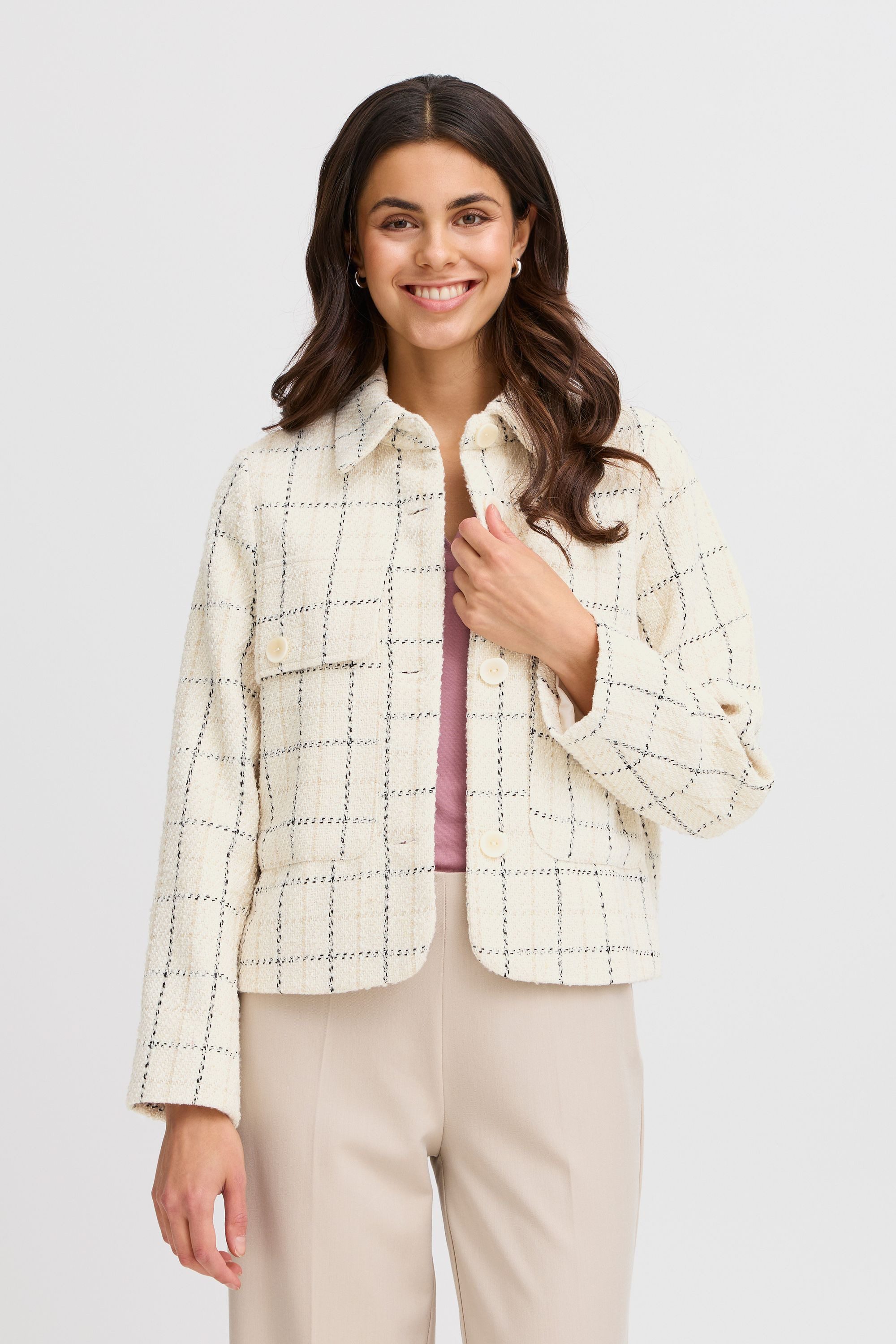 fransa Kurzjacke FRCHANI Modische Übergangsjacke