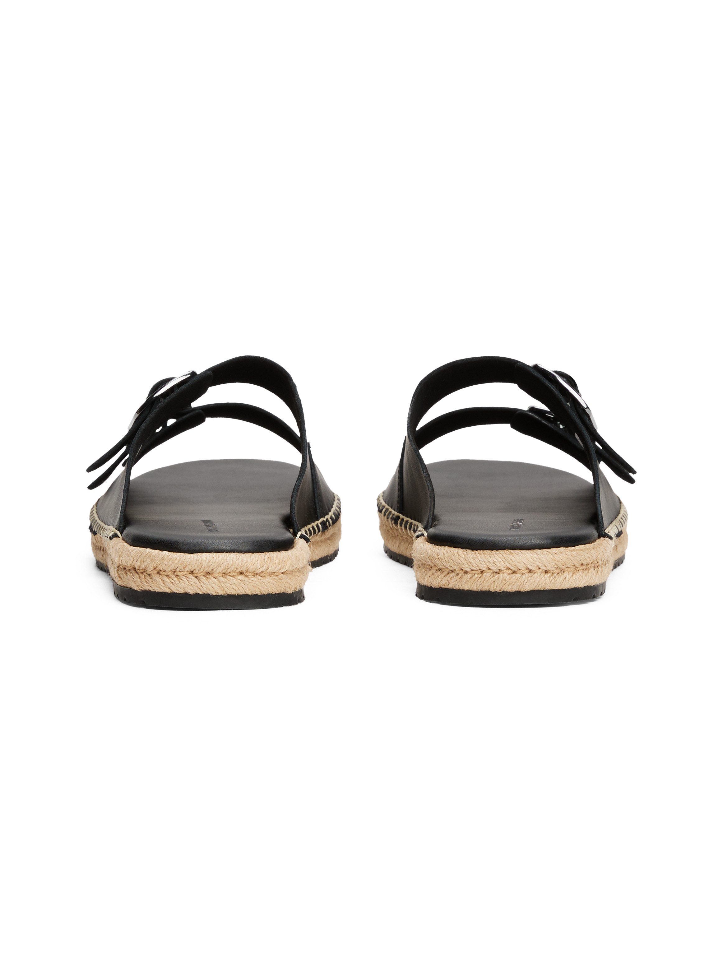 Tommy Hilfiger FLEX JUTTE HILFIGER LTH SANDAL Pantolette, Sommerschuh, Schl günstig online kaufen