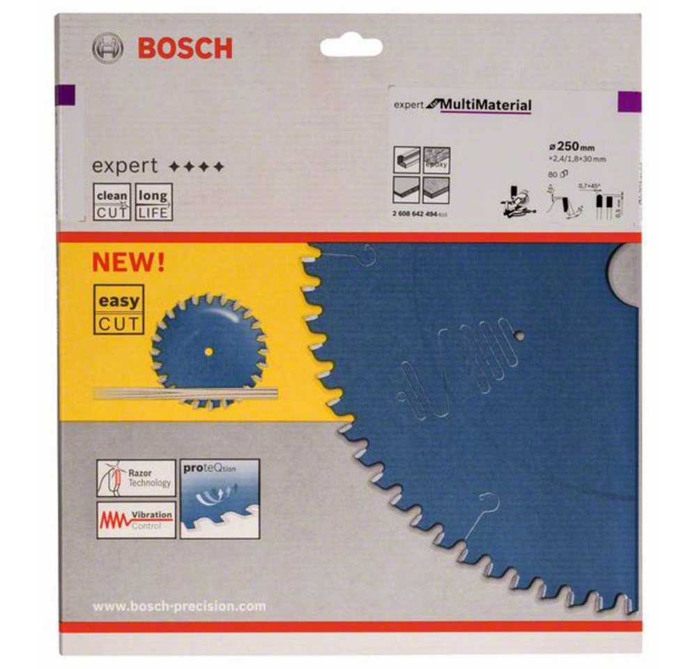 Thumbnail - BOSCH Kreissägeblatt Kreissägeblatt250 x 30 x 2.4 mm, 80