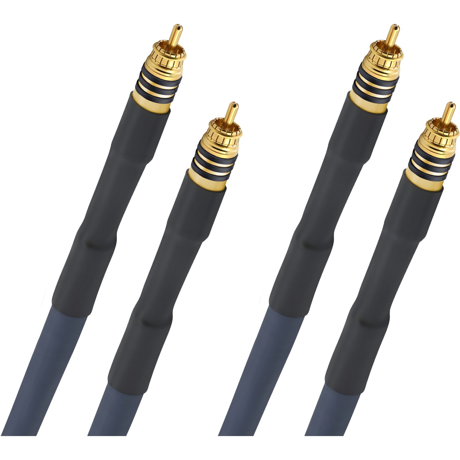 OEHLBACH Series 1 High End symmetrisches NF Audio Cinch Kabel 1 Paar Audio-Kabel, 2 x Cinch, 2 x Cinch (150 cm), Hochwertiges Kupfer, Flexibel