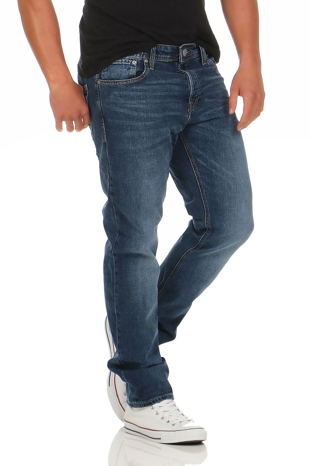 Comfort-fit-Jeans Jack & Jones Mike Original Comfort Tapered Herren Jeans