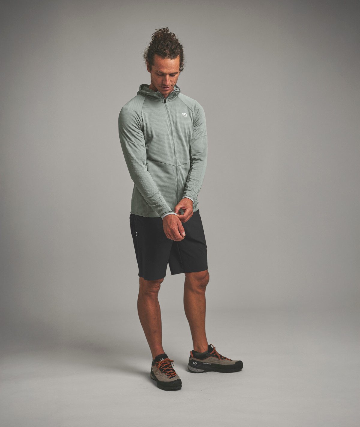 Ortovox Fleecejacke FLEECE LIGHT GRID HOODY M deep ocean