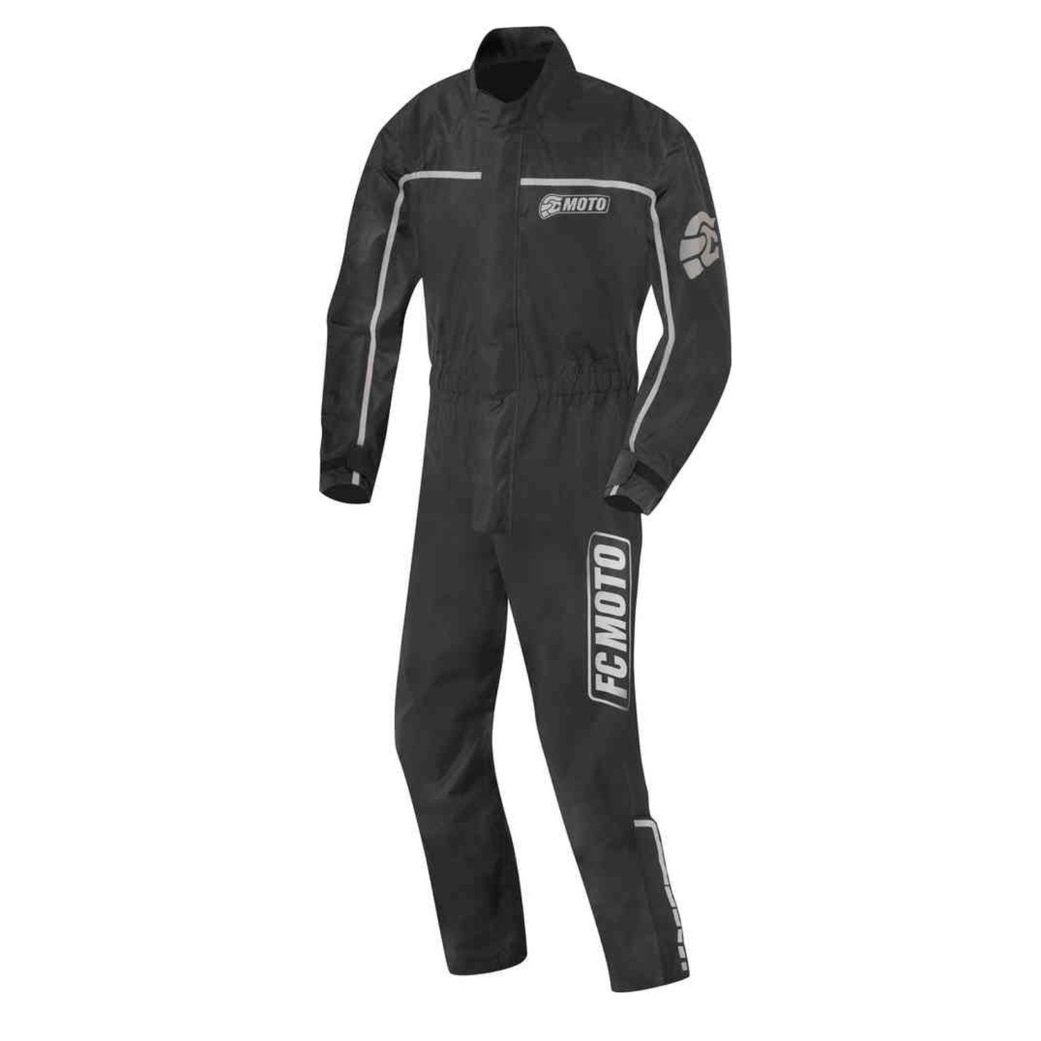 FC-Moto Motorradkombi Rain 1-Teiler Motorrad Regenkombi (wasserdicht) Wasserdicht reflektierende reißverschluss