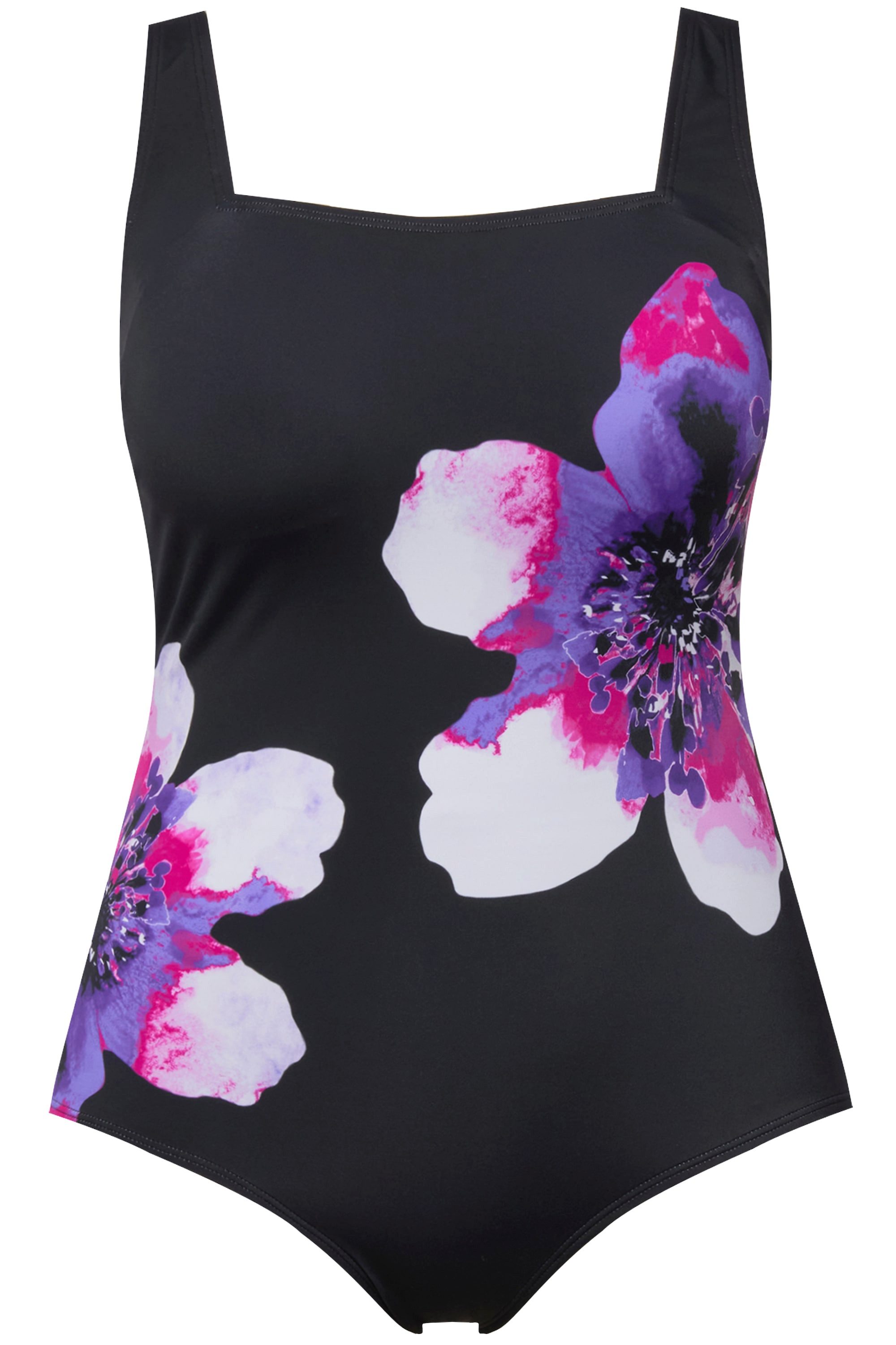 Ulla Popken Badeanzug Badeanzug Blüten Softcups günstig online kaufen