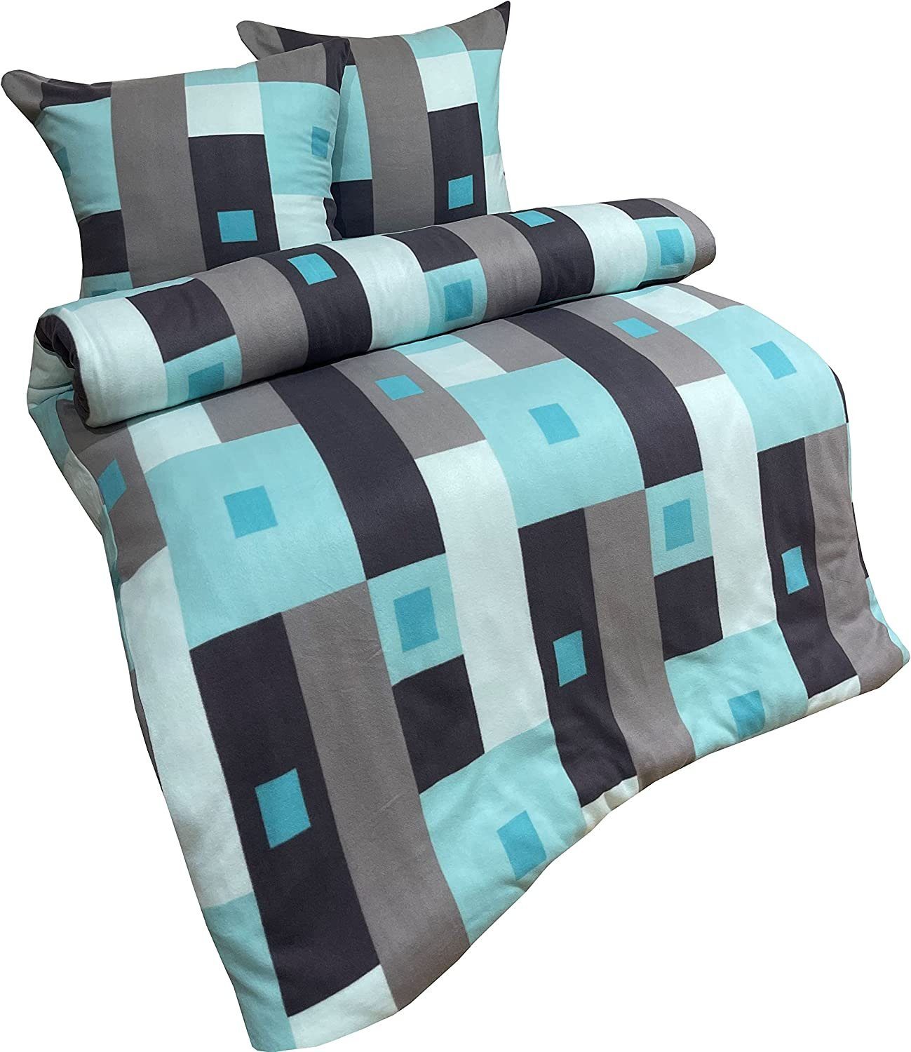 One Home Bettwäsche Winter Fleece, Fleece, 2 teilig, modern und kariert, ku günstig online kaufen