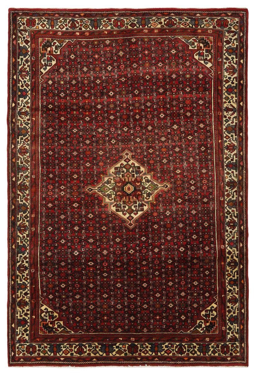 Orientteppich Hosseinabad / mm Handgeknüpfter Orientteppich rechteckig, 207x304 Trading, Perserteppich, Nain Höhe: 12