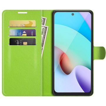 König Design Handyhülle Xiaomi Redmi 10, Schutzhülle Schutztasche Case Cover Etuis Wallet Klapptasche Bookstyle