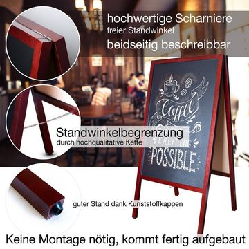 Master of Boards Standtafel Kundenstopper Kreidetafel, Erhältlich in 2 Farben & Größen, Tafel
