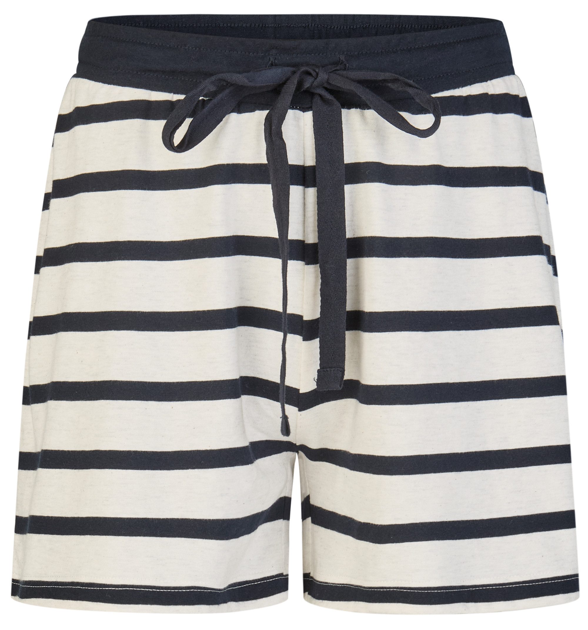 By Louise Pyjamahose Sleep Chic (1-tlg., 1-teilig) Damen Schlafhose Pyjamahose Shorts kurz Baumwolle