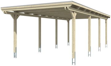 Skanholz Einzelcarport Emsland, BxT: 404x846 cm, 223 cm Einfahrtshöhe