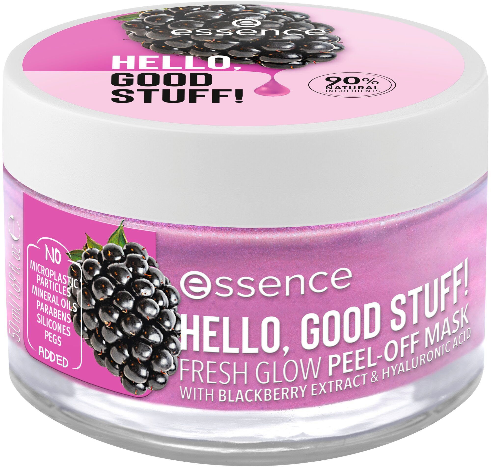 Essence Gesichtsmaske HELLO, GOOD STUFF! GLOW PEEL-OFF 3-tlg. FRESH MASK