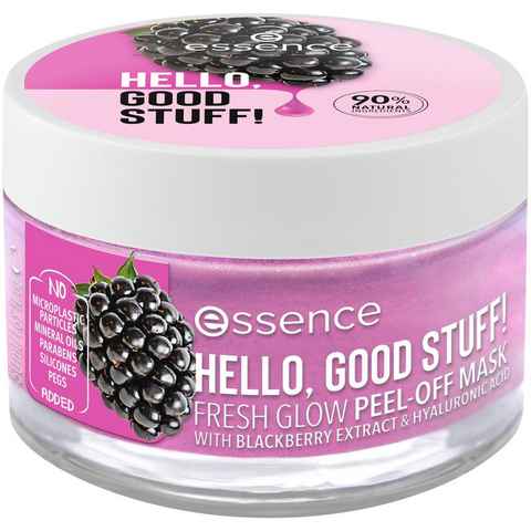 Essence Gesichtsmaske HELLO, GOOD STUFF! FRESH GLOW PEEL-OFF MASK, 3-tlg.