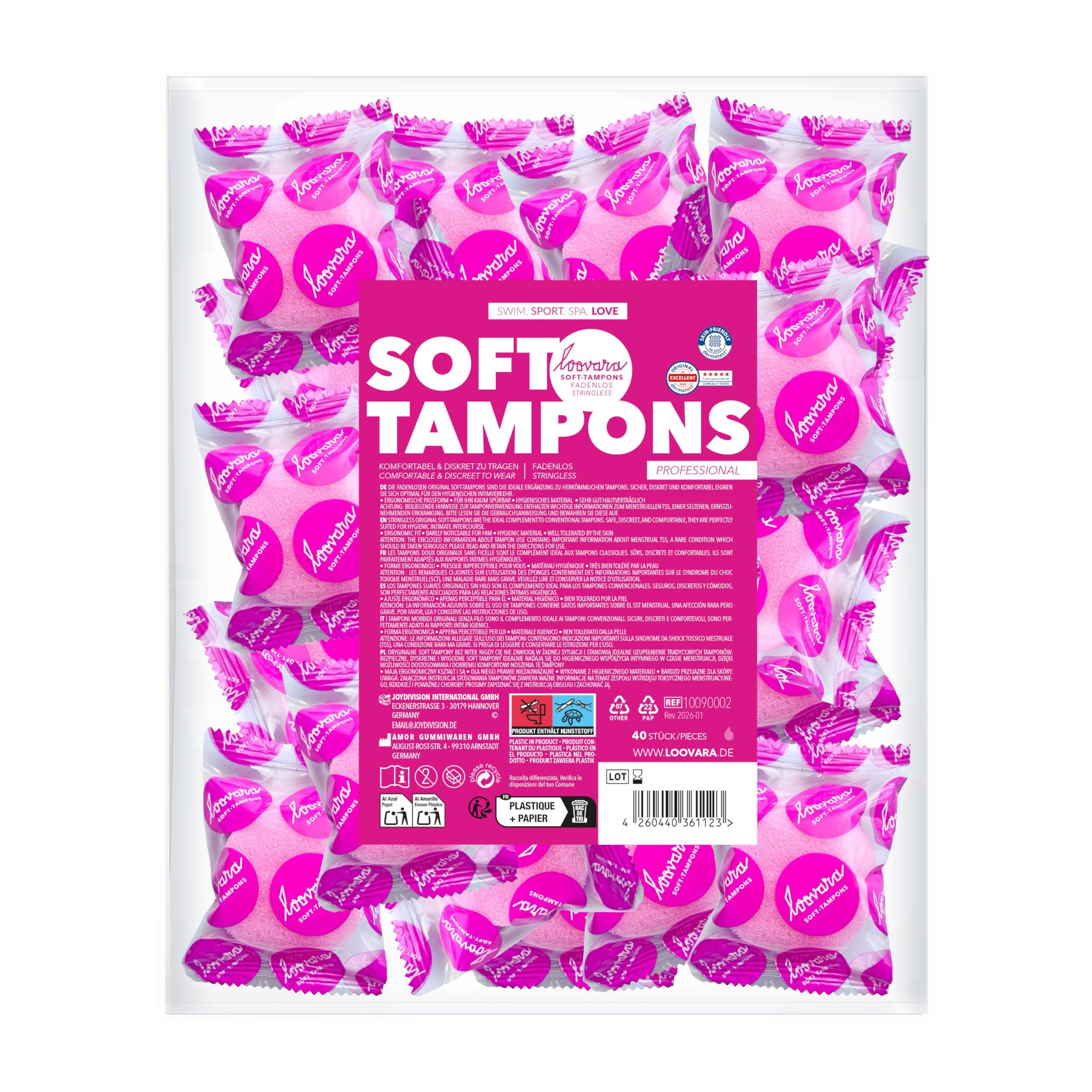 Loovara Tampons LOOVARA Soft Tampons, PROFESSIONAL, 40 Stück Gr.