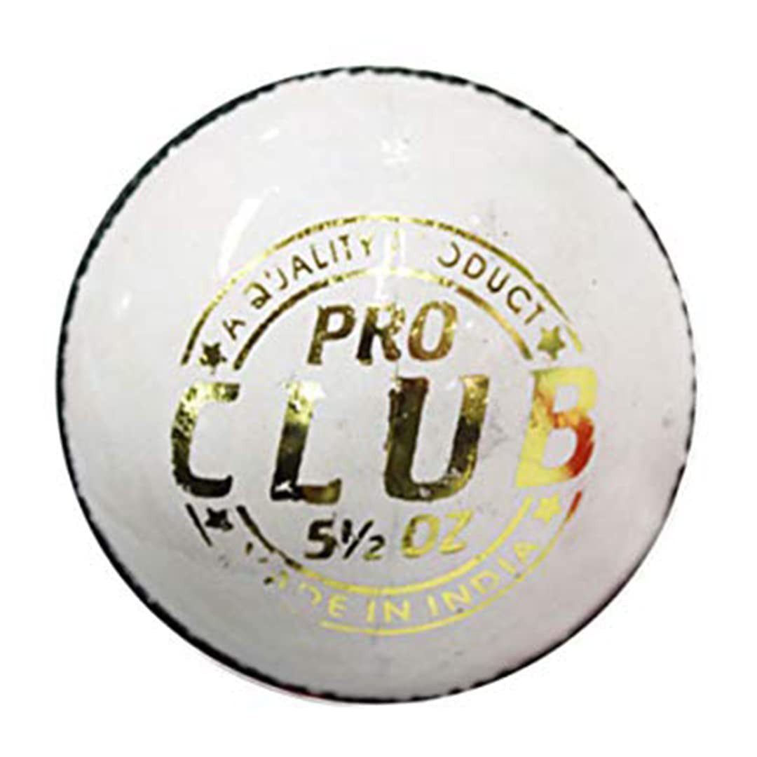 DSC Tennisball DSC Pro Club Cricketball, Wasserdichte Außenseite (Verkaufspaket: 1 Cricketball, Sehr langlebig, Bessere Sprungkraft), Optimaler Sprung: Präzise Kontrolle, ideal für alle Spieler.