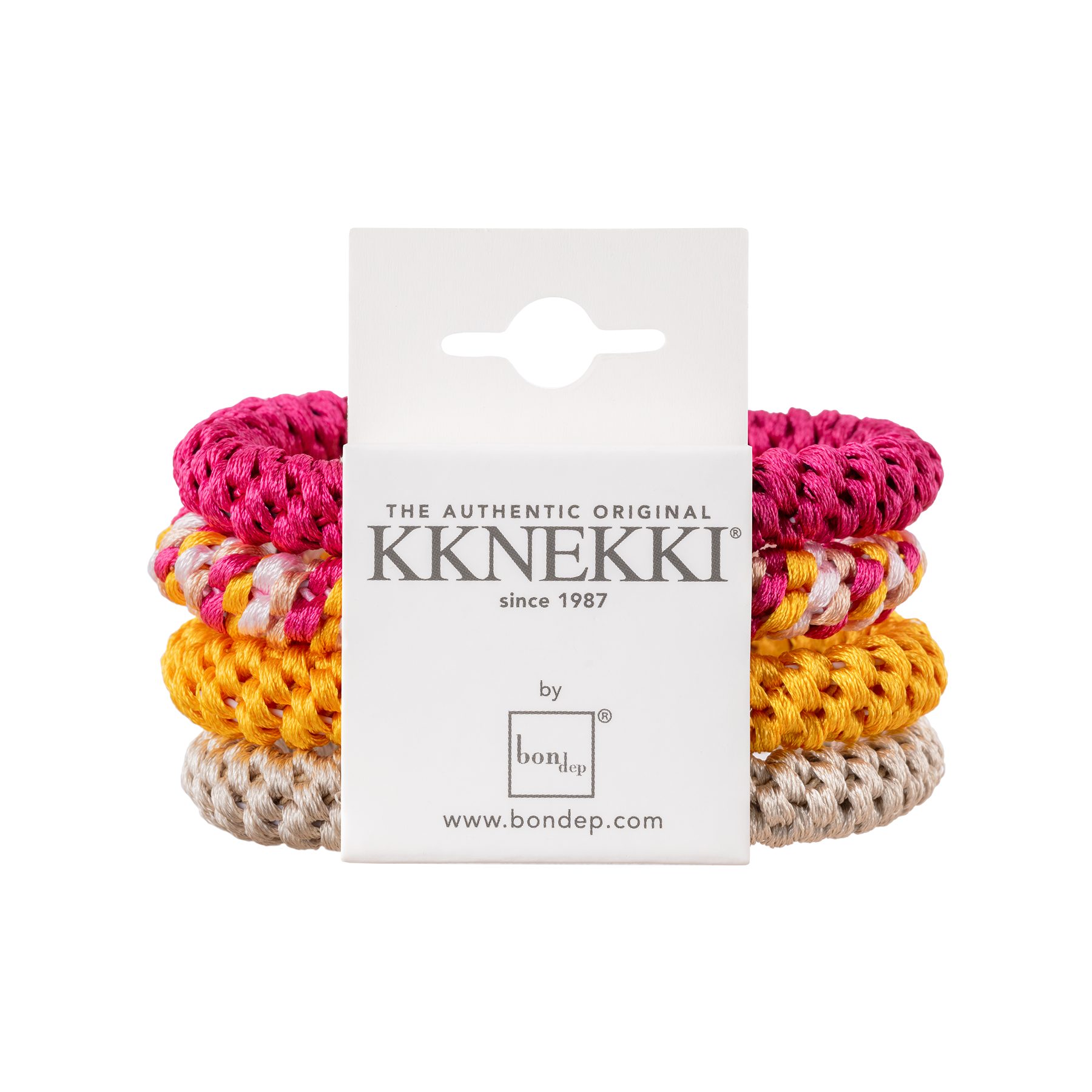KKNEKKI Haargummi Original Hair Ties - 4er Bundle