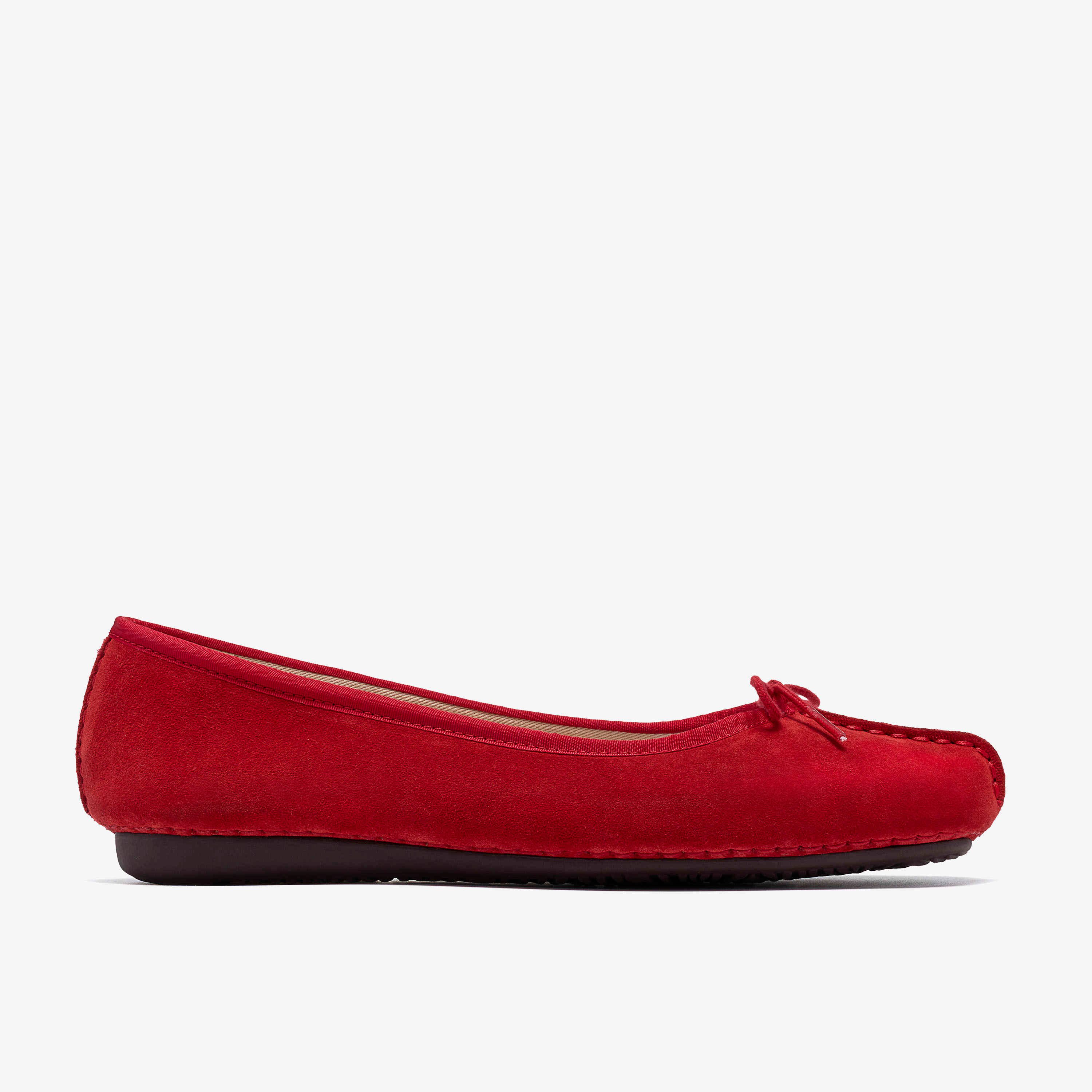Clarks Clarcs Damen Ballerina - 263274844 in rot Ballerina