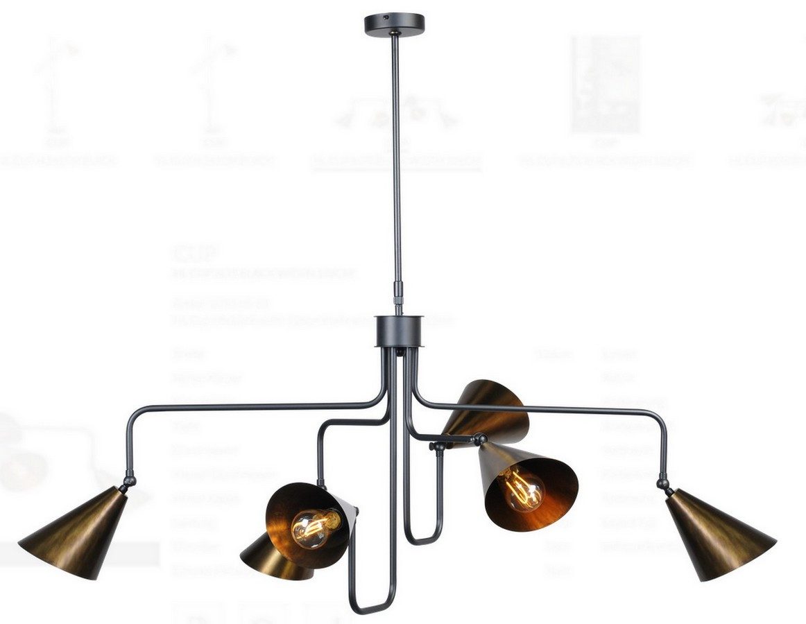 daslagerhaus living Lampenschirm Deckenlampe Cup antik bronze