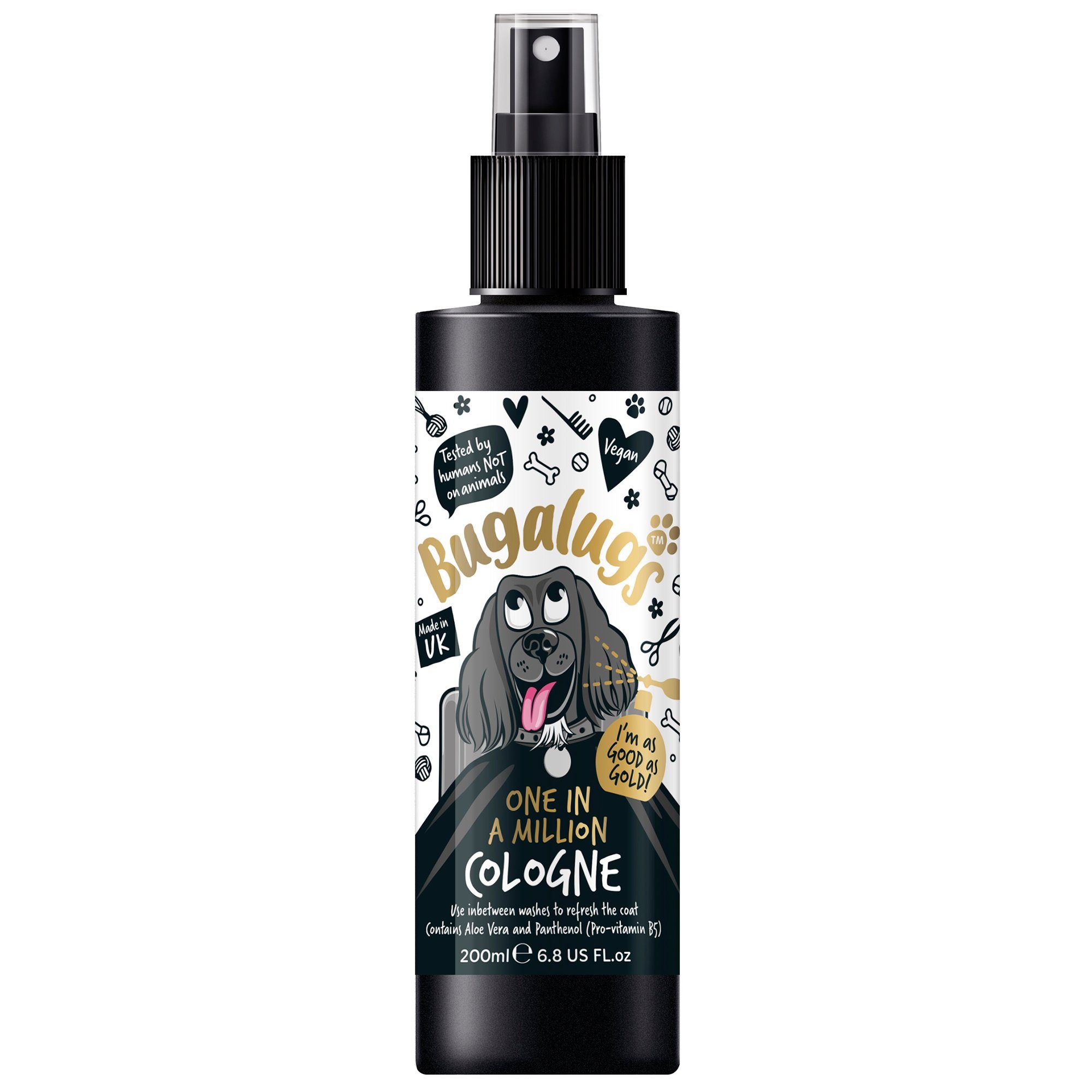 Bugalugs Fellpflege Bugalugs Hundeparfüm One in a Million 200ml, 200 ml, (1-St), Hundeparfüm, Lake District Wasser, langanhaltender Duft