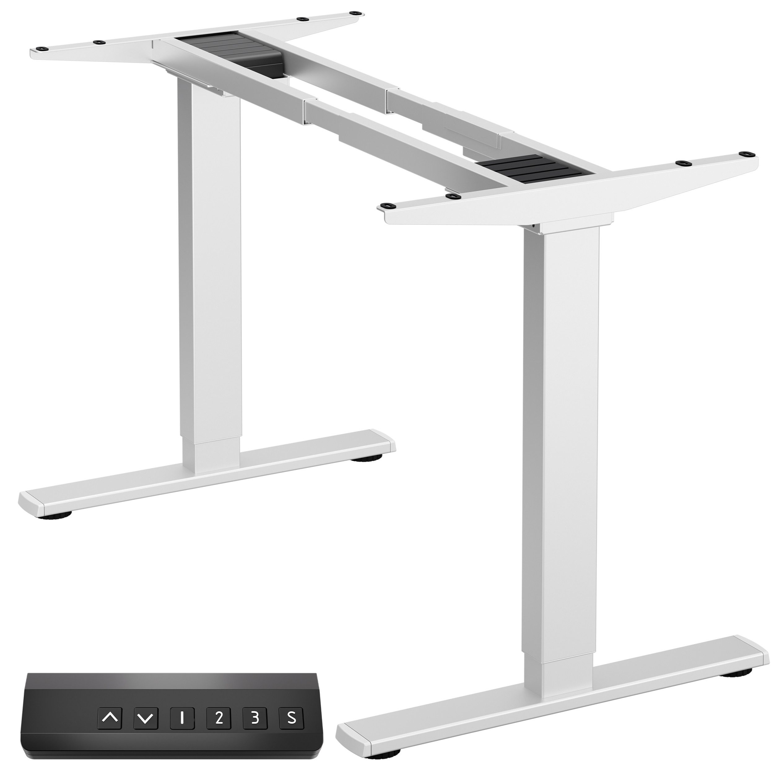 ONKRON Tischgestell ONKRON Steh Sitz Schreibtisch Gestell bis zu 100 kg, höhenverstellbar, elektrisch, mit Speicherfunktion
