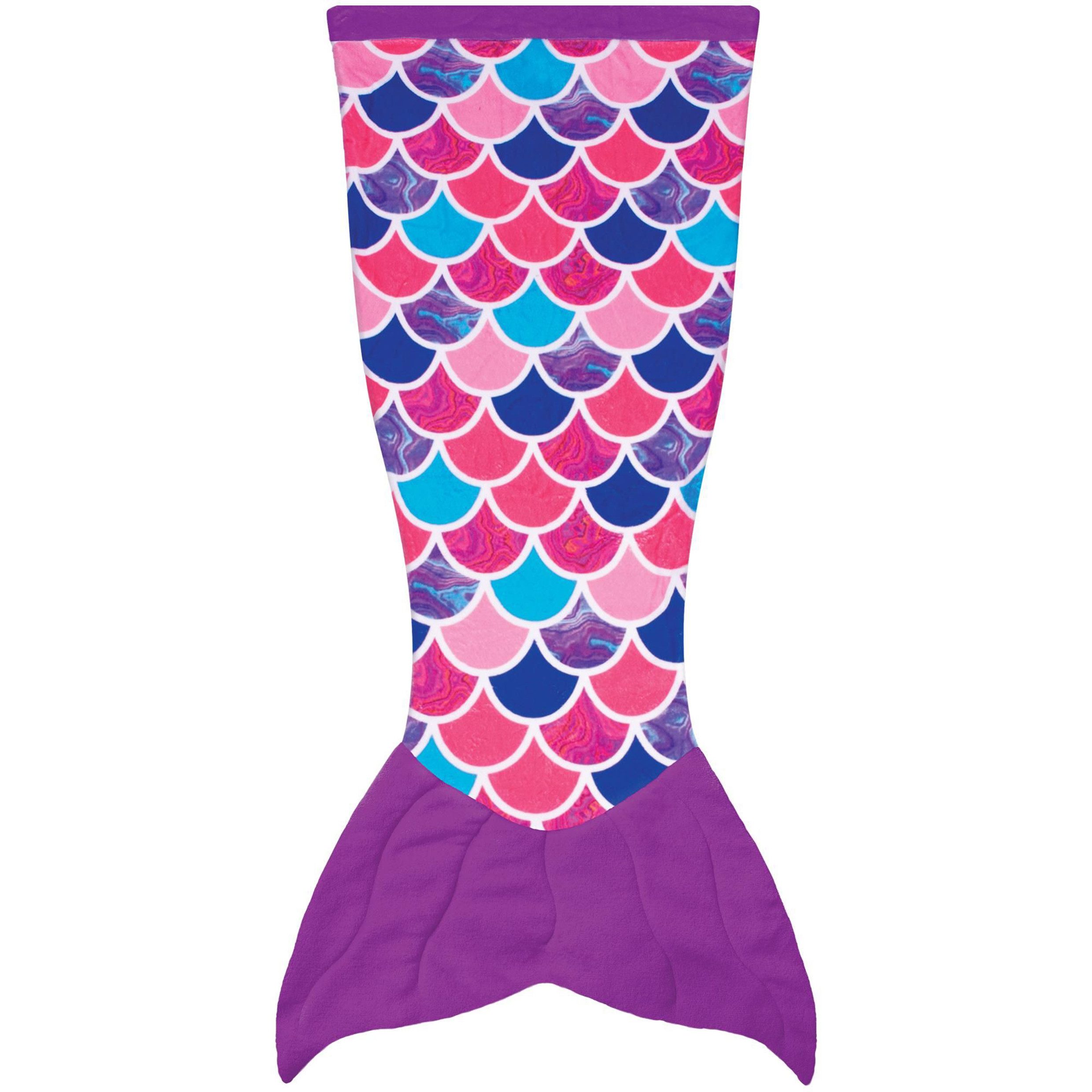 Kinderdecke Cuddle Tails Meerjungfrauendecke SEA ORCHID (lila), Fin Fun