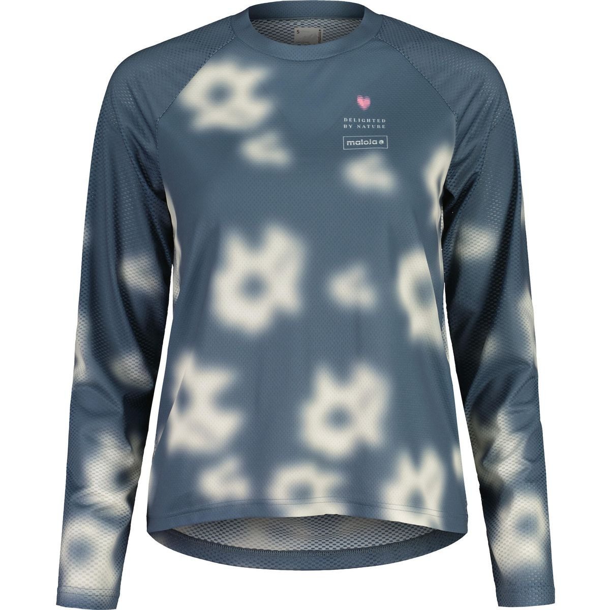 Maloja Radtrikot BaldoM. Technisches Gravel Shirt aus recyceltem Material mit reflektierenden