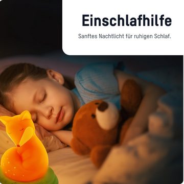 ANSMANN AG LED Nachtlicht LED Nachtlicht Fuchs - Süße Einschlafhilfe mit Touch Sensor & Timer