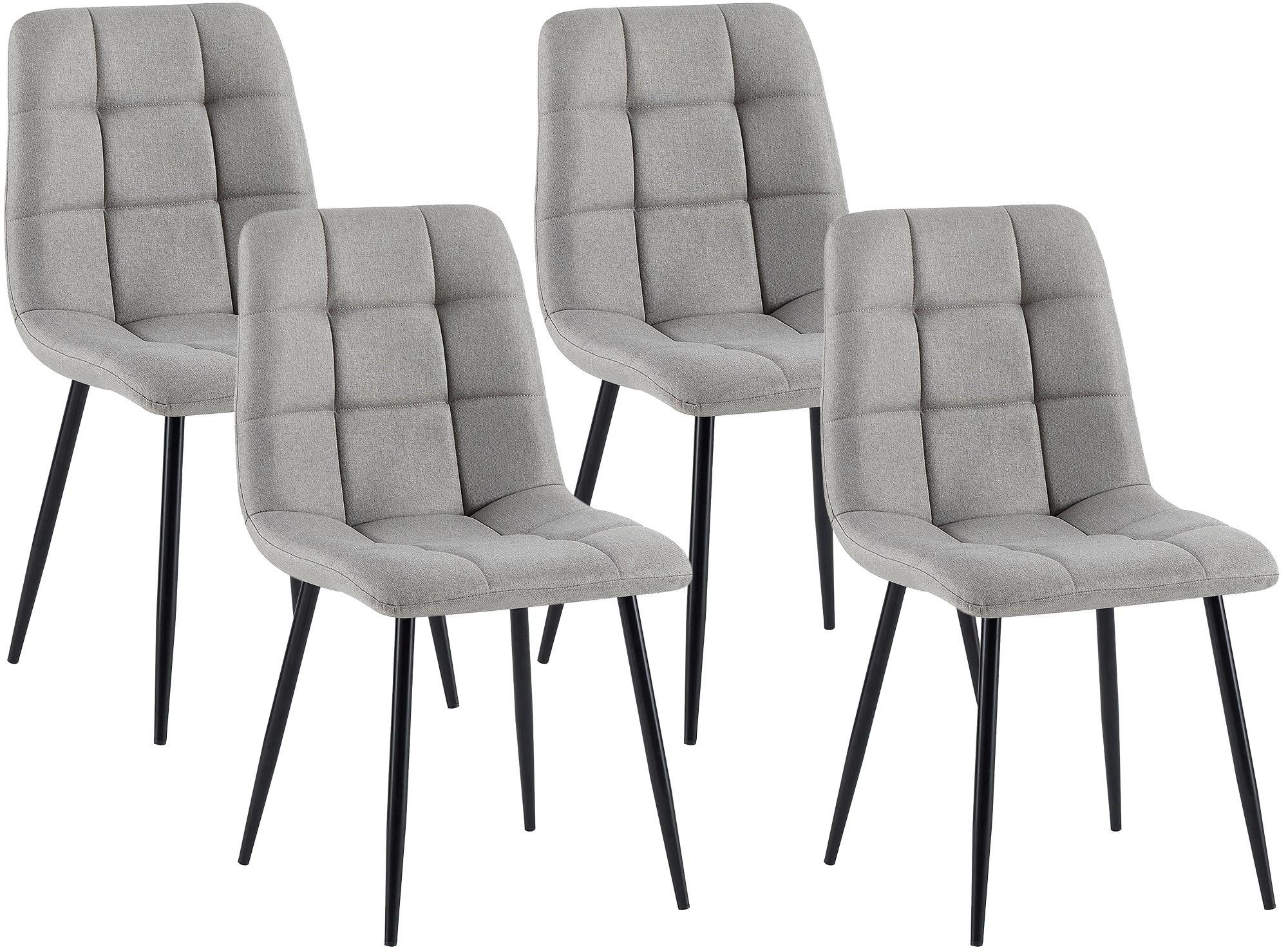 CLP Esszimmerstuhl Antibes Stoff (4er Set, 4 St), mit Stoffbezug, bis 150 kg