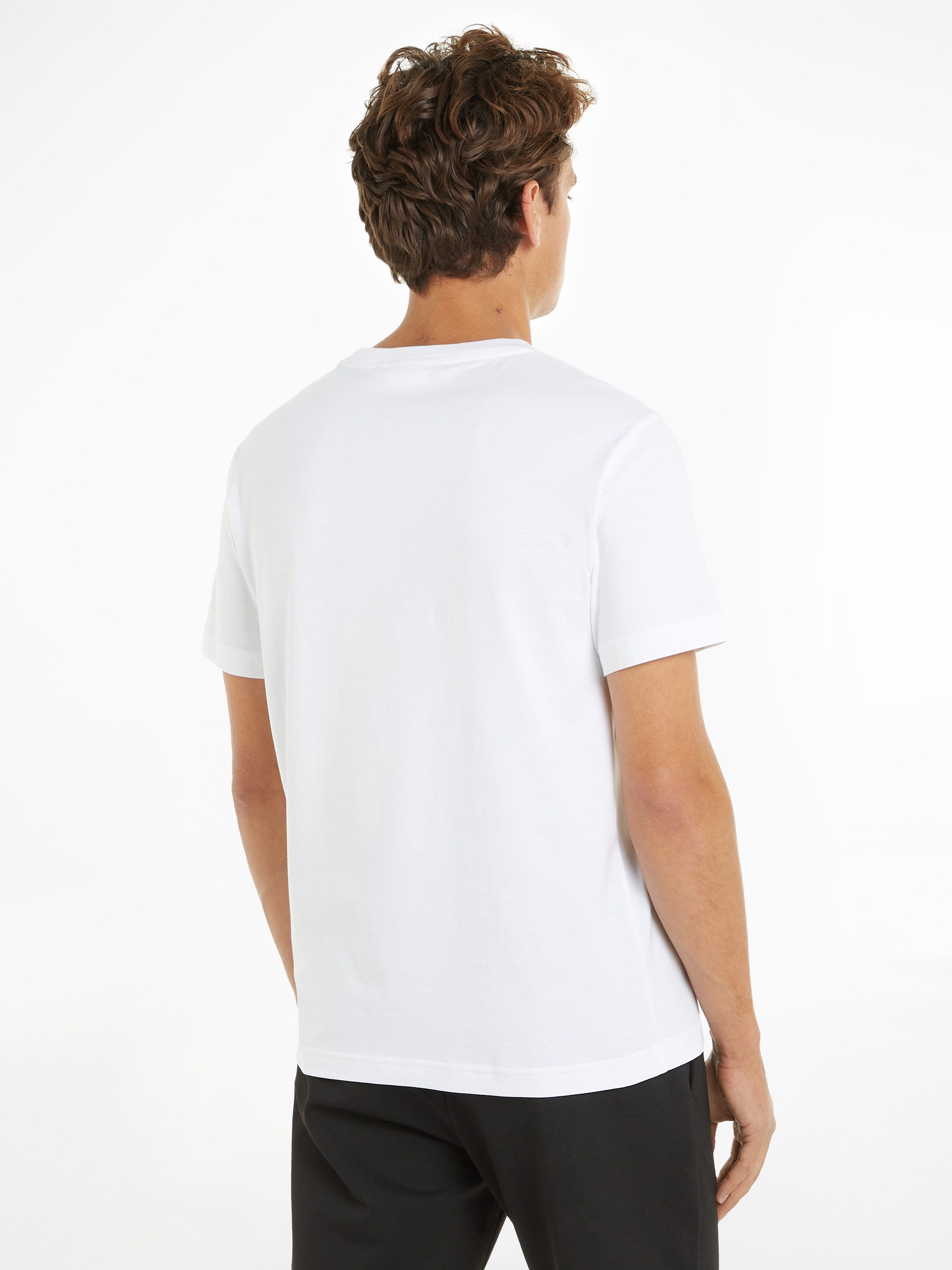 Calvin Klein T-Shirt FLOCK LOGO T-SHIRT mit Logoschriftzug günstig online kaufen