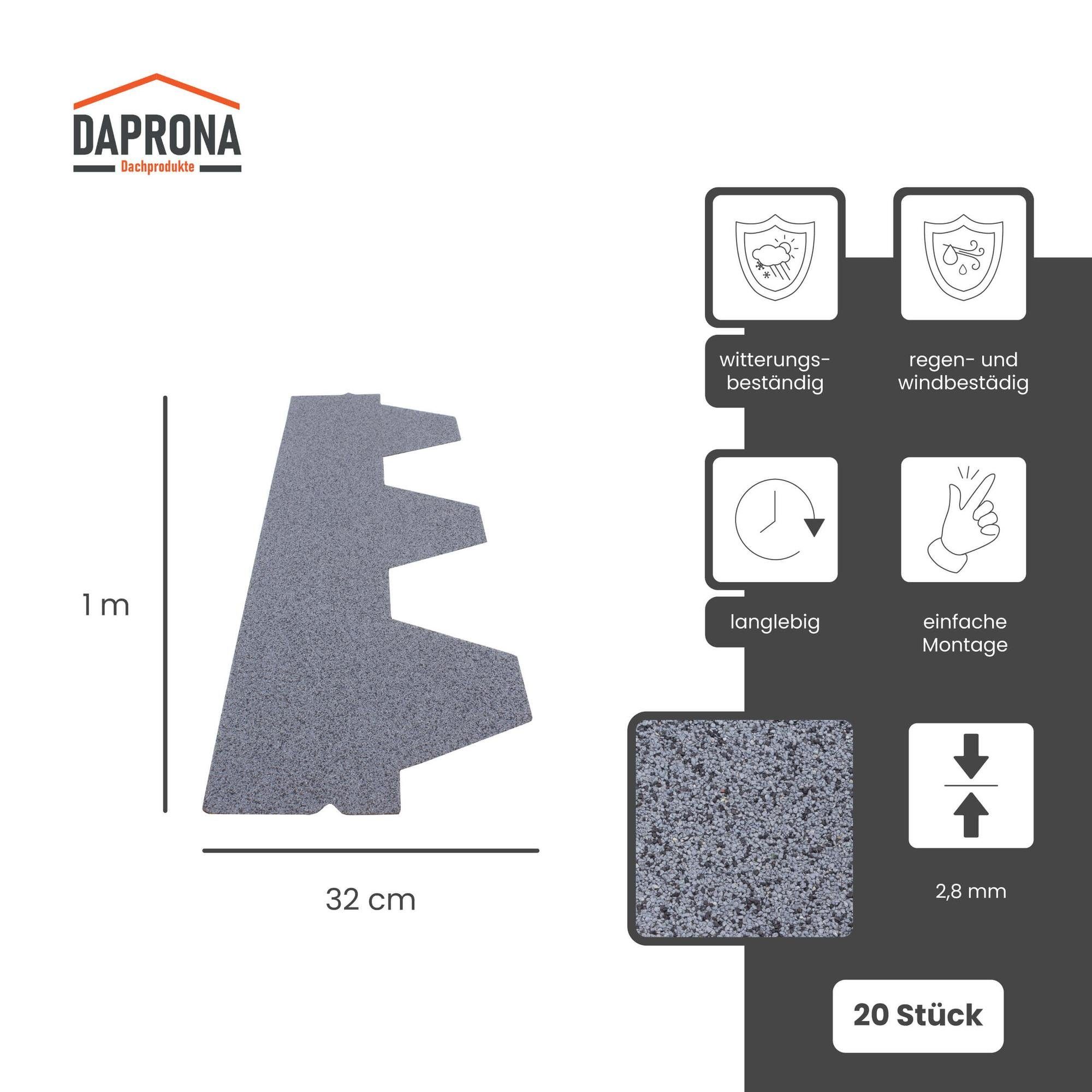 DAPRONA Dachschindeln Dachschindeln, Hexagonal Muster 1m günstig online kaufen