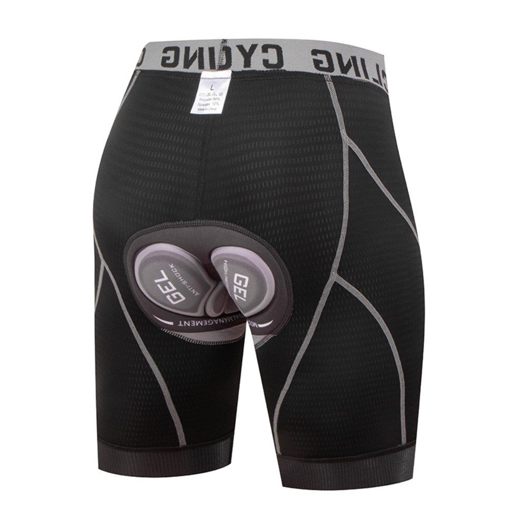 Blusmart Radlerhose Herren-Radunterwäsche-Shorts, 5D-gepolstert (Liner-Shorts mit rutschfesten Beingriffen, Stoßfest, atmungsaktiv, Schnelltrocknend, elastisch) Für Sport, Reiten, Fahrrad, Fahrrad, MTB