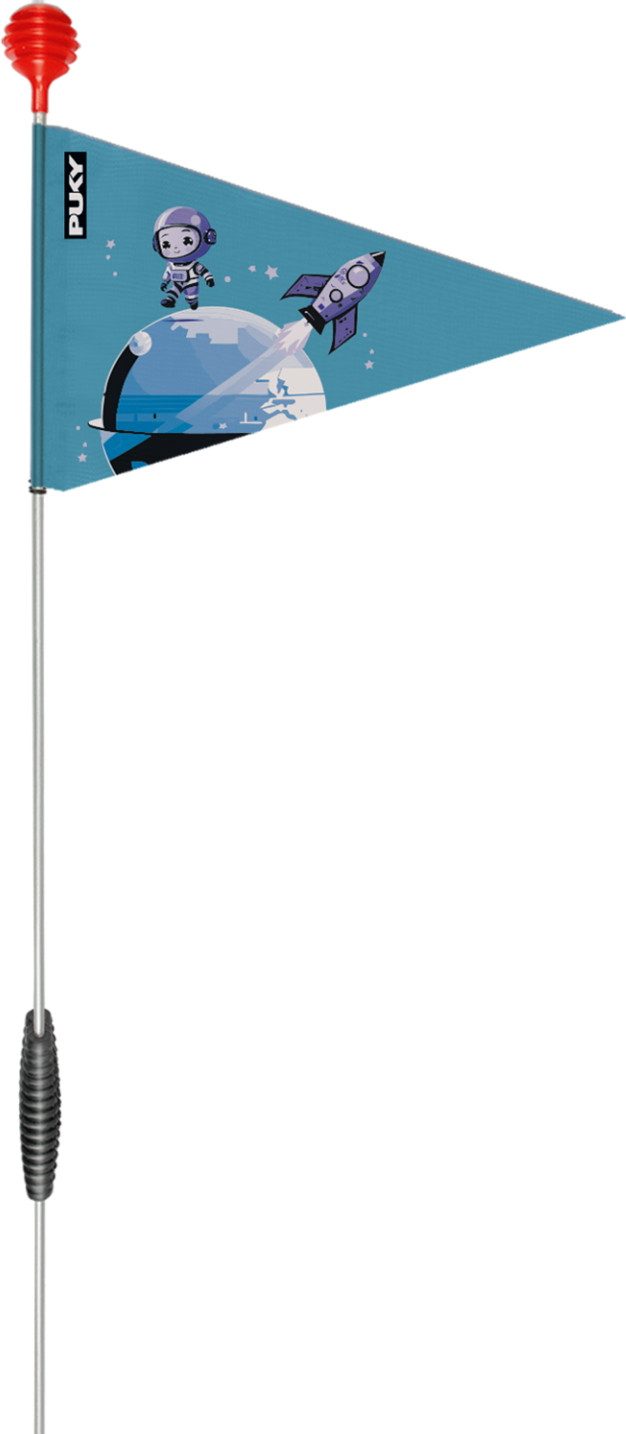 Puky Fahrradwimpel Faltbarer Sicherheitswimpel für Kinderfahrräder breezy blue 9229