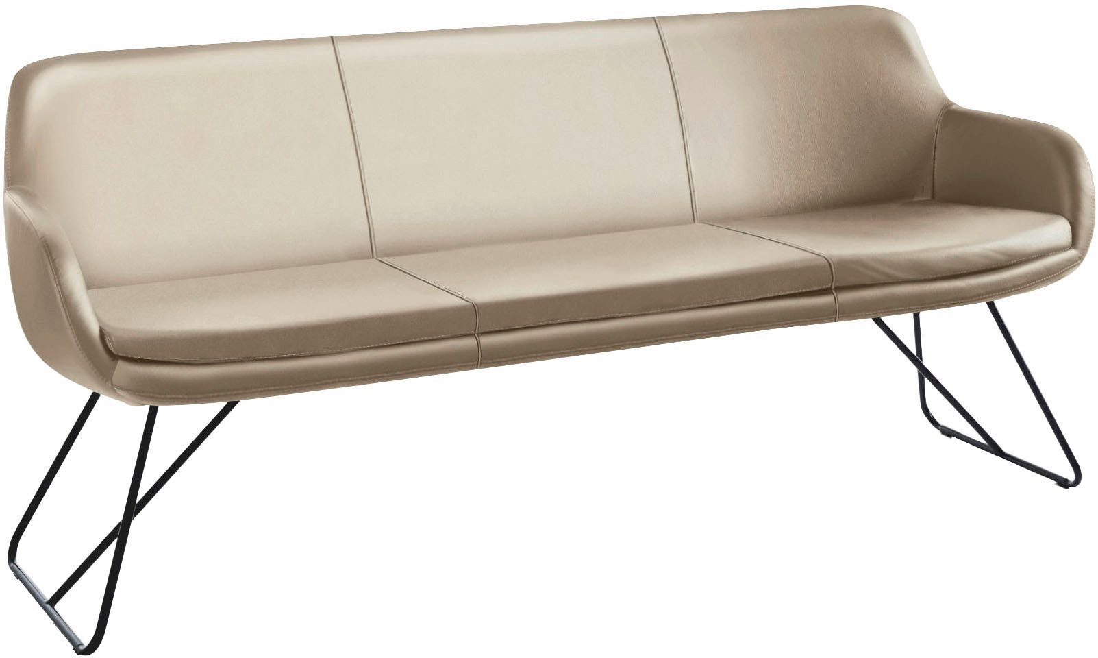 Musterring Essbank Tavia, Schlittengestell in drei Ausführungen, Breite 180, 200 oder 220 cm