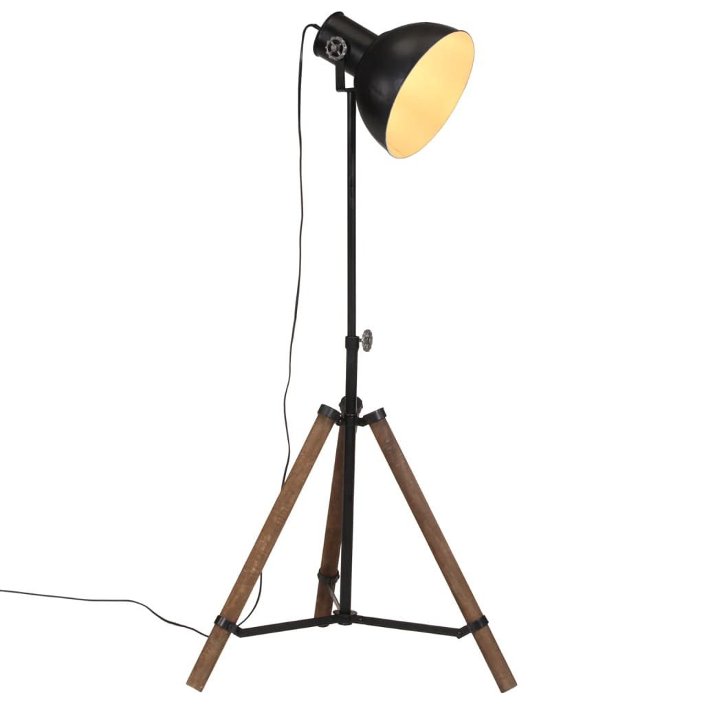 Stehlampe Stehleuchte 25 W Schwarz 75x75x90-150 cm E27