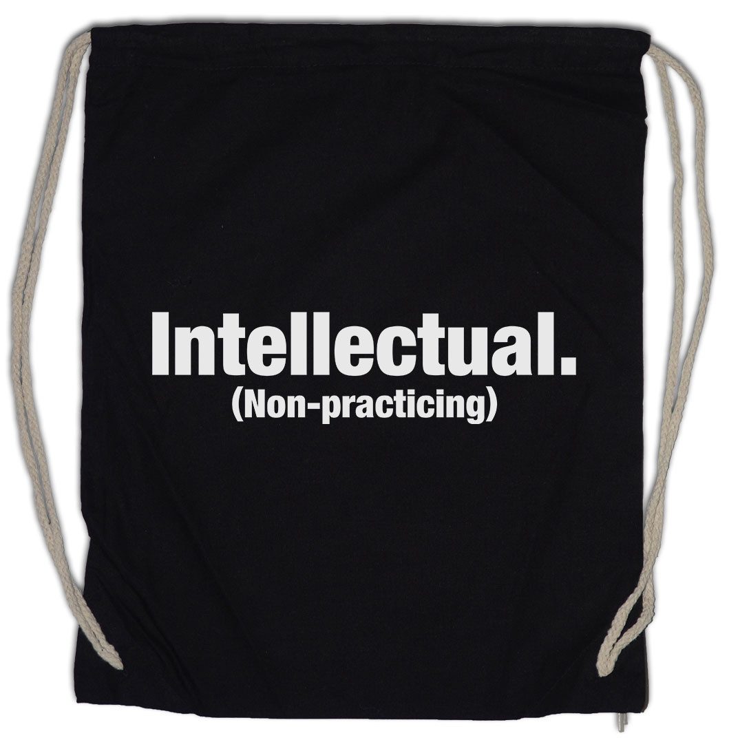 Turnbeutel Intellectual Turnbeutel Intellekuel Intelligent Slogan Spruch Motto