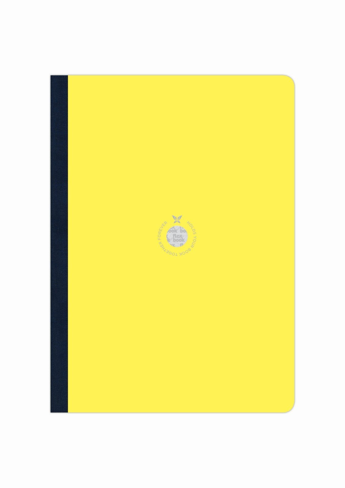 Flexbook Notizbuch Flexbook Smartbook Liniert 160 Seiten Ökopapiereinband viele Größen/Fa Gelb 21*29cm