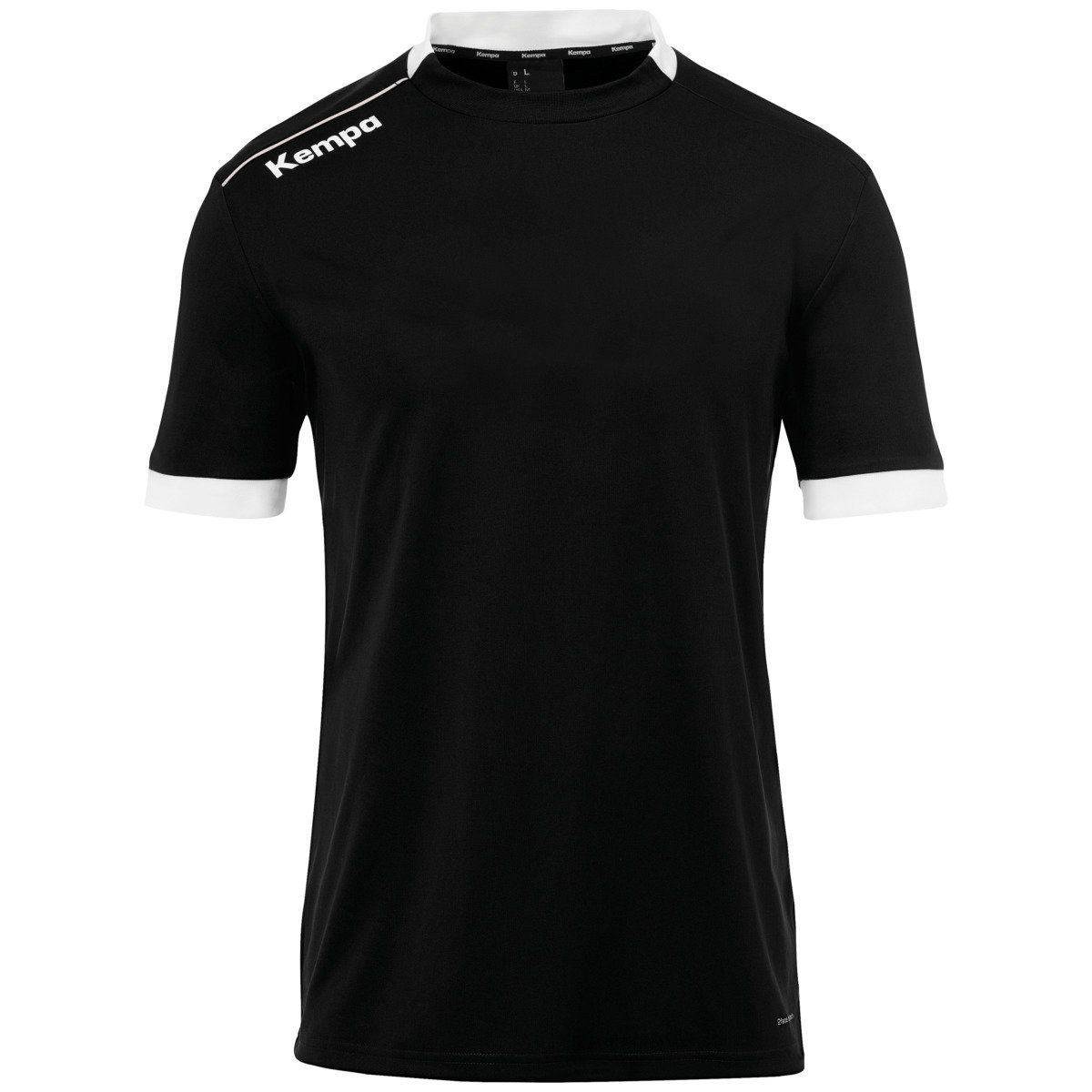 T-Shirt Player Trikot (100% Polyester) schwarz/weiss Herren