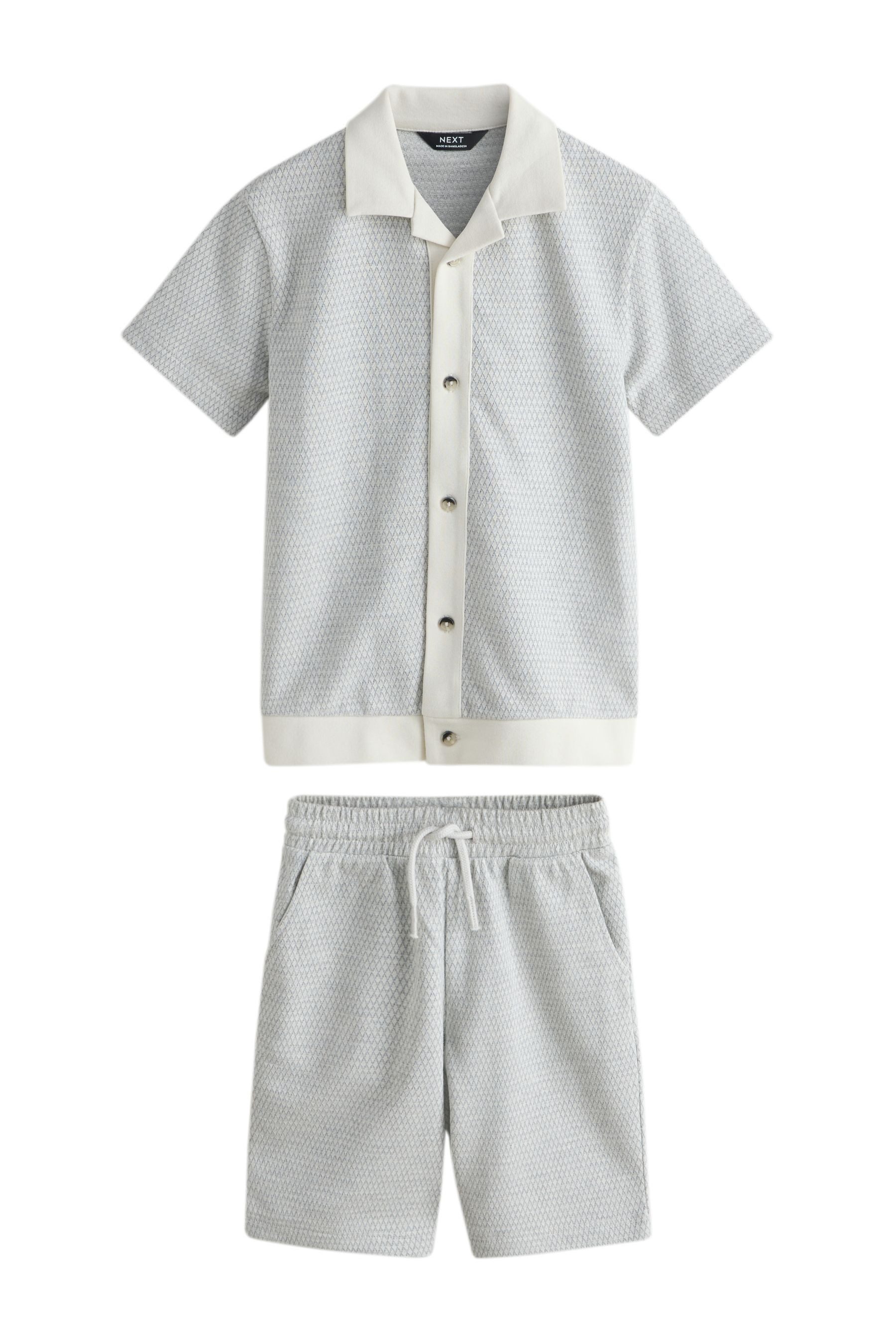 Grey/White Textured