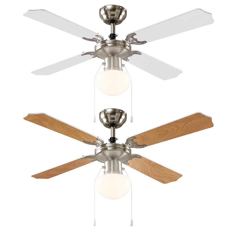 EGLO Deckenventilator, Deckenventilator Deckenlampe Lüfter Kühler LED