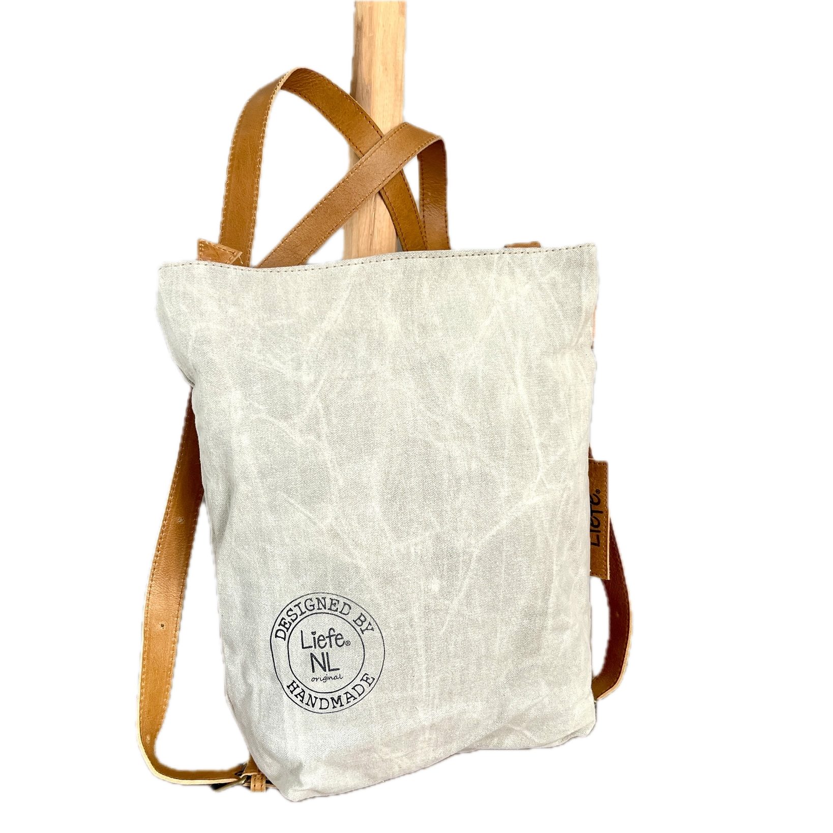 LK Trend & Style Shopper BackBag Weekender Shopping Umhänge oder Strandtasche für den Alltag (Rucksack), Wiederverwendung von Canvas