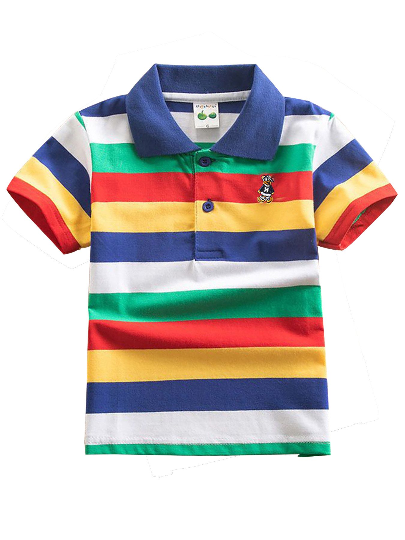 Poloshirt Jungen Poloshirt Kinder 1-12T Baumwolle Atmungsaktiv Sommer