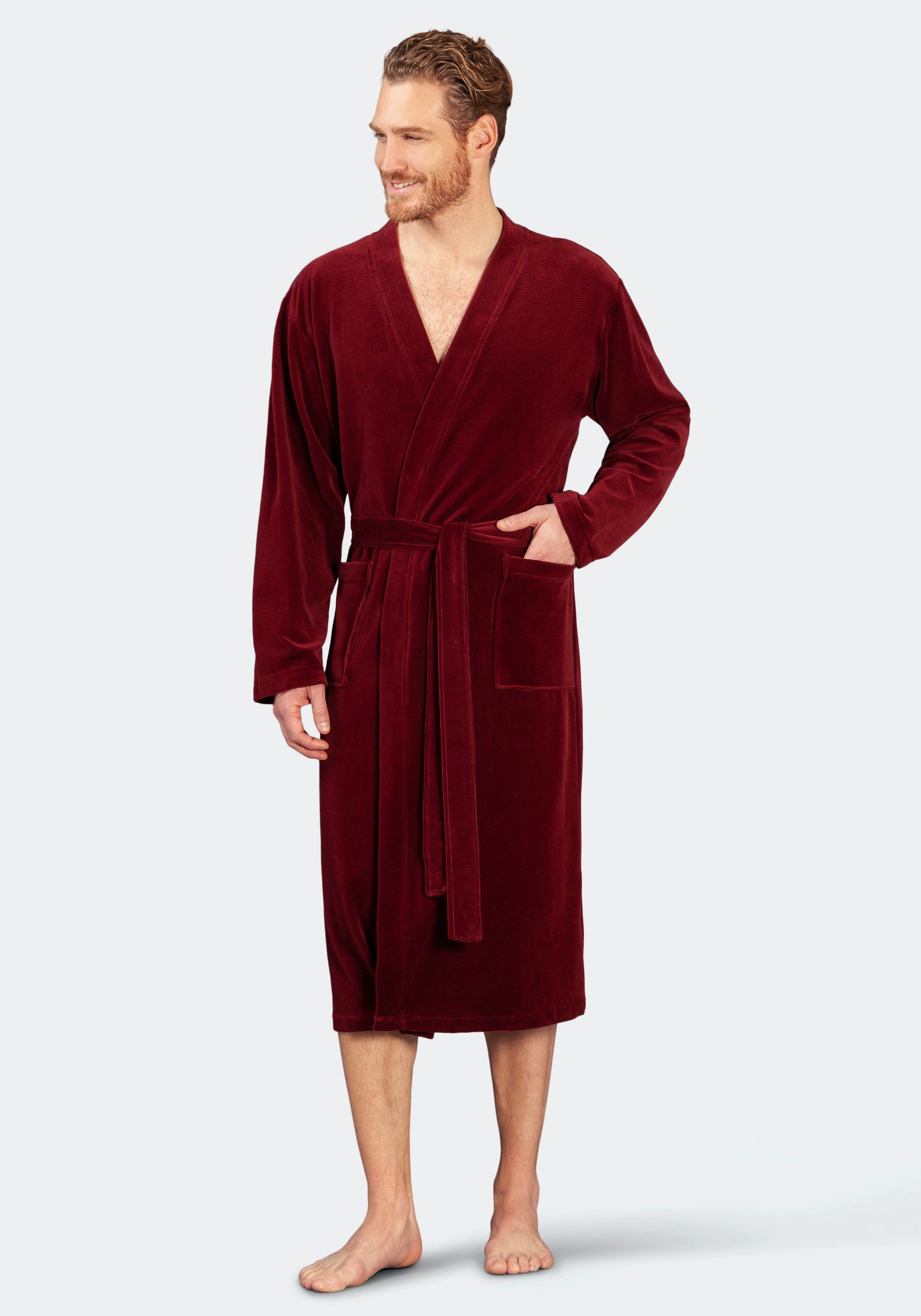 Hajo Bademantel Bademantel, Struktur Velours