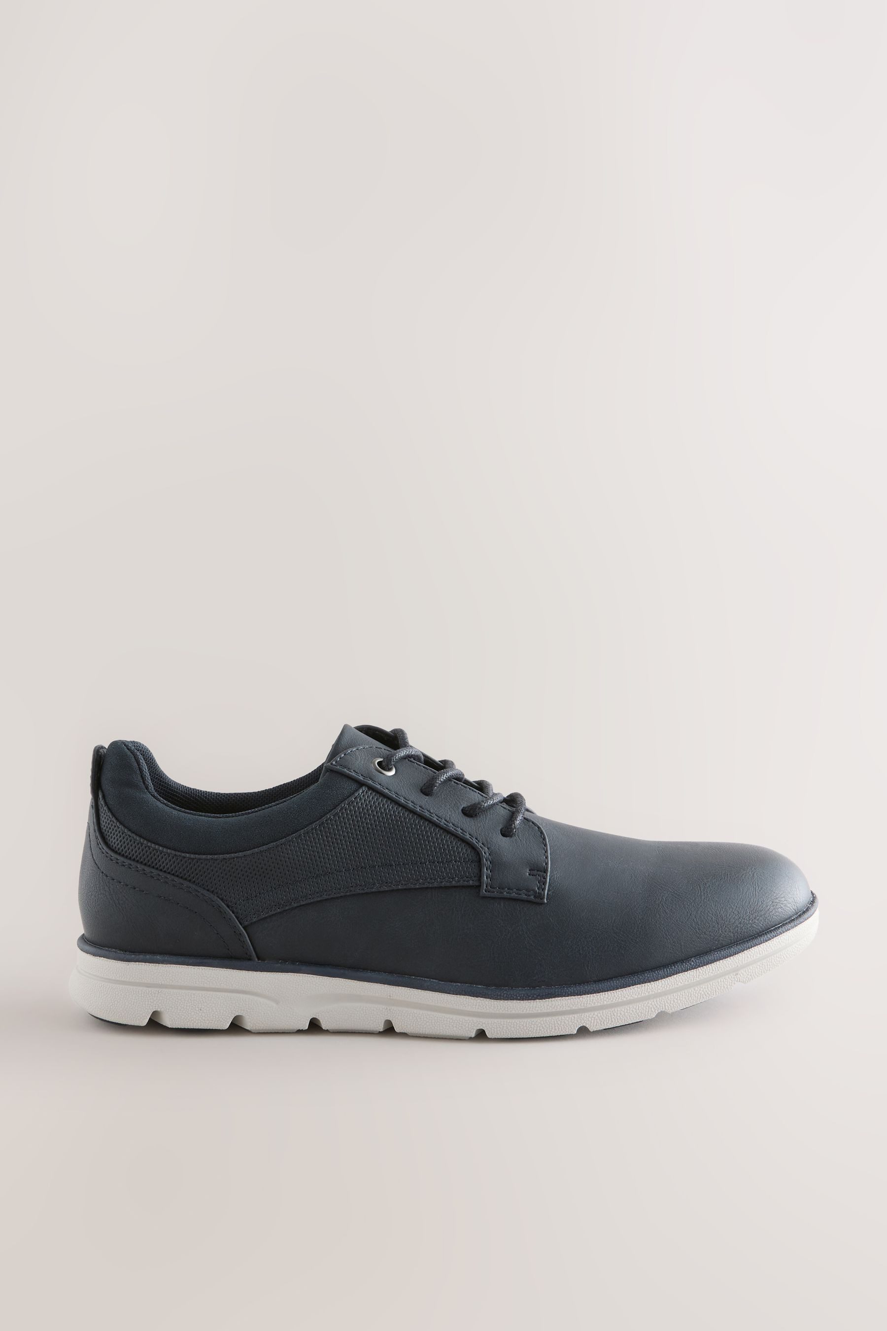 Next Derby-Schuhe aus Leder mit leichtem Keilabsatz Keilpumps