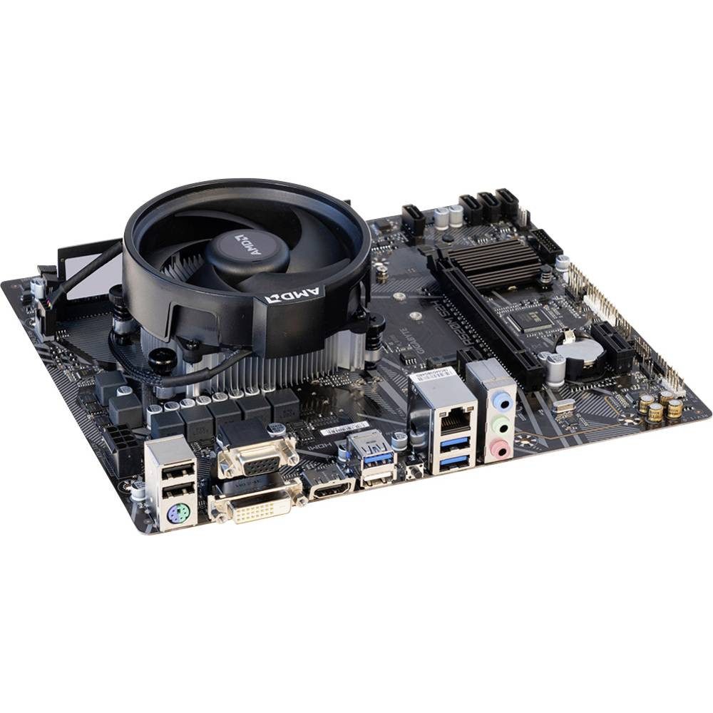 Renkforce Mainboard mit CPU AMD Ryzen 5 5600 GT 4.60 GHz DDR4-RAM Micro-ATX PC-Set